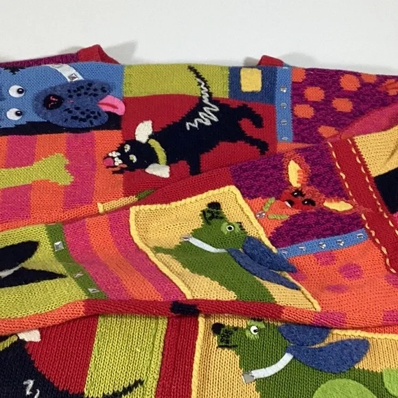 Susan Bristol Colorful Patchwork Cardigan - Picture 12 of 16